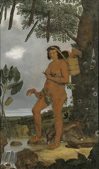 Albert Eckhout Tapuia woman oil painting picture